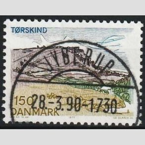 FRIMRKER DANMARK | 1977 - AFA 639 - Lansdel Sydjylland - 150 re flerfarvet - Pragt Stemplet