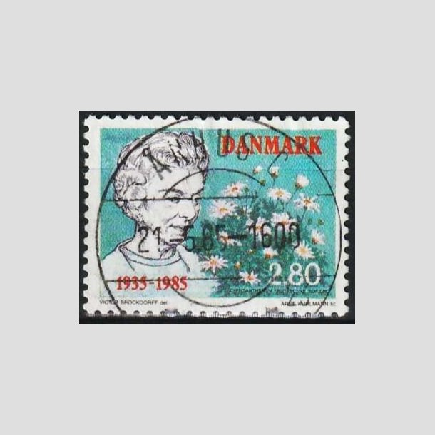 FRIMRKER DANMARK | 1985 - AFA 832 - Dronning Ingrid 50 ret - 2,80 Kr. flerfarvet - Lux Stemplet rhus C