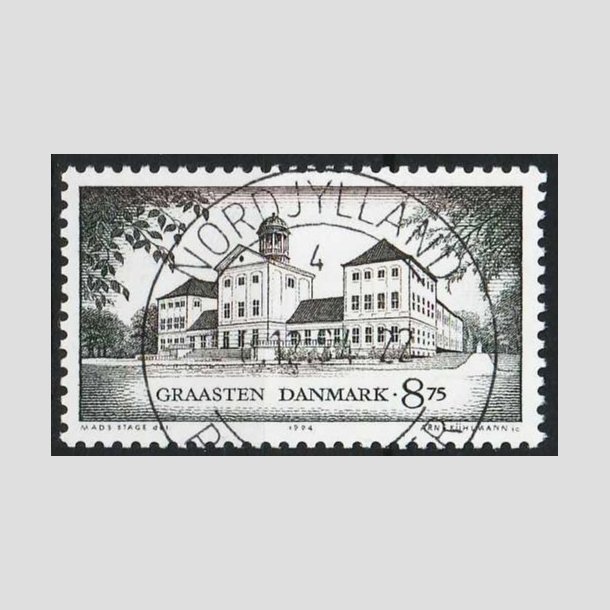 FRIMRKER DANMARK | 1994 - AFA 1065 - Danske Slotte - 8,75 Kr. flerfarvet - Pragt Stemplet
