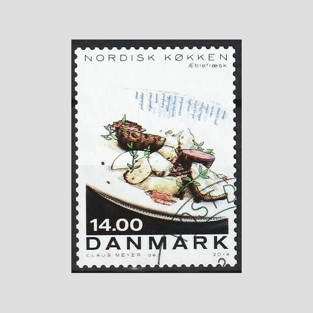 FRIMRKER DANMARK | 2013 - AFA 1765 - Nordisk kkken - 14,00 Kr. flerfarvet - Hjrne Stemplet