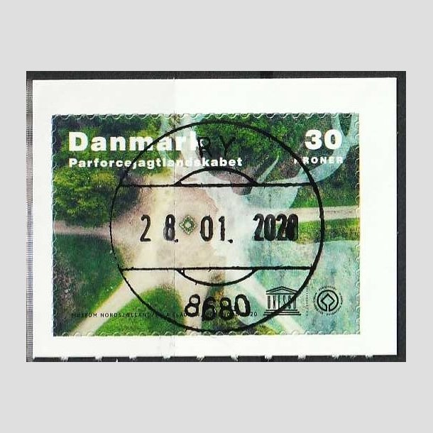 FRIMRKER DANMARK | 2020 - AFA 1996 - Unesco Verdensarv i Danmark. - 30,00 kr. flerfarvet - Lux Stemplet 