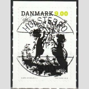 FRIM�RKER DANMARK | 2018 - AFA 1924 - Bj�rn Wiinblad - 9,00 kr. flerfarvet - Pragt Stemplet Holstebro