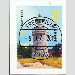 FRIM�RKER DANMARK | 2019 - AFA 1965 - Fyrt�rne - 10,00 Kr. flerfarvet - Pragt Stemplet 