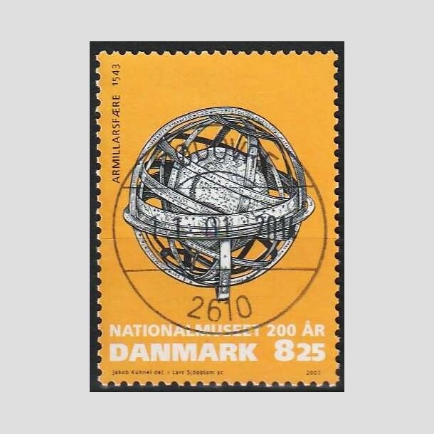 FRIMRKER DANMARK | 2007 - AFA 1503 - Nationalmuseet 200 r - 8,25 Kr. flerfarvet - Pragt Stemplet 