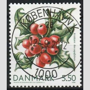 FRIMRKER DANMARK | 2008 - AFA 1556 - Vinterbr - 5,50 Kr. kvisttorn - Pragt Stemplet 