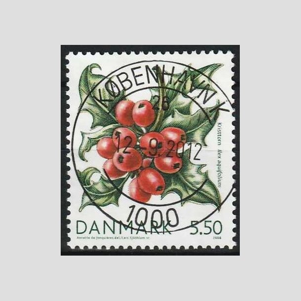 FRIMRKER DANMARK | 2008 - AFA 1556 - Vinterbr - 5,50 Kr. kvisttorn - Pragt Stemplet 