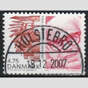 FRIMRKER DANMARK | 2007 - AFA 1518 - Store danskere I - 4,75 Kr. flerfarvet - Lux Stemplet
