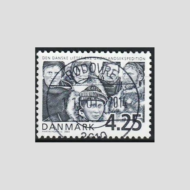 FRIMRKER DANMARK | 2003 - AFA 1346 - Grnlandsekspedition - 4,25 Kr. flerfarvet - Pragt Stemplet 