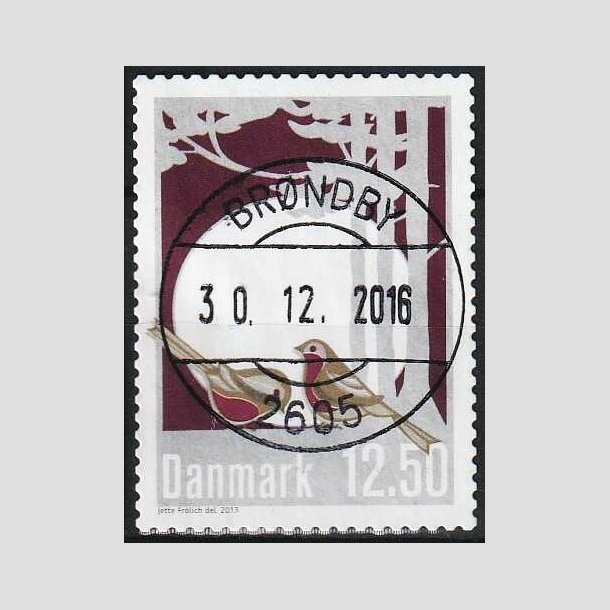 FRIMRKER DANMARK | 2013 - AFA 1758 - Vinterstemning - 12,50 Kr. flerfarvet - Pragt Stemplet 