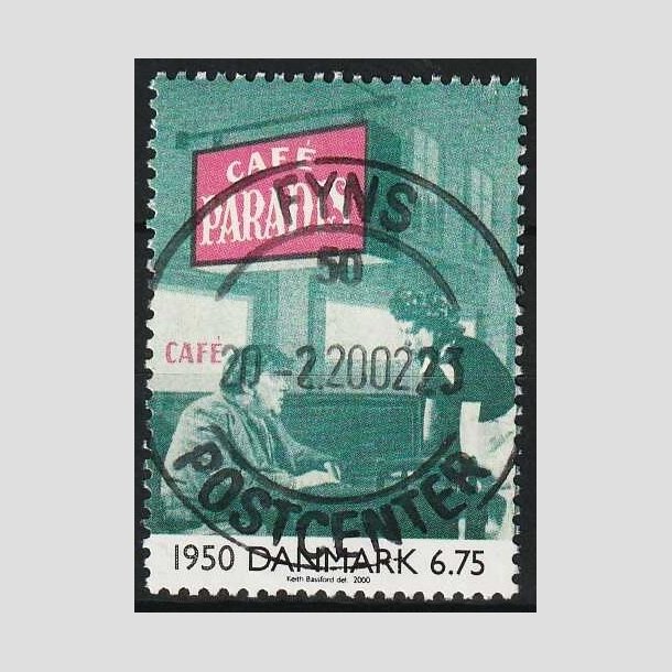 FRIMRKER DANMARK | 2000 - AFA 1259 - 1900 tallet serie 3 - 6,75 Kr. Dansk film - Pragt Stemplet 