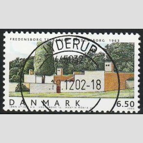 FRIM�RKER DANMARK | 2002 - AFA 1335 - Danske boliger I. - 6,50 Kr. Fredensborg terrasser - Pragt Stemplet Jyderup