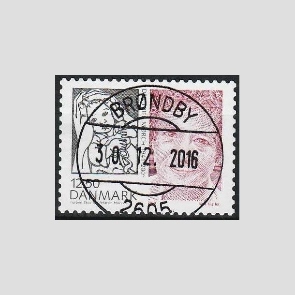 FRIMRKER DANMARK | 2010 - AFA 1635E - Store danskere 3. - 12,50 Kr. Dea Trier Mrch - Pragt Stemplet