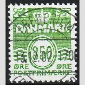 FRIM�RKER DANMARK | 1992 - AFA 1016 - B�lgelinie - 350 �re lysgr�n - Pragt Stemplet Fredericia
