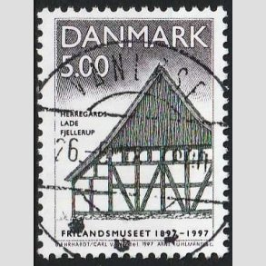 FRIM�RKER DANMARK | 1997 - AFA 1141 - Frilandsmuseet 100 �r - 5,00 Kr. herreg�rdslade - Pragt Stemplet Vanl�se