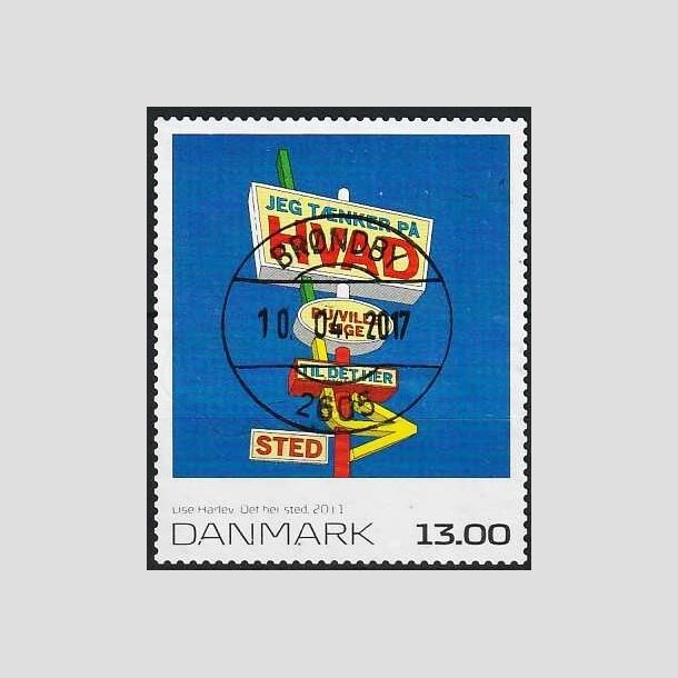 FRIMRKER DANMARK | 2011 - AFA 1651E - Frimrkekunst 15 - 13,00 Kr. flerfarvet - Lux Stemplet