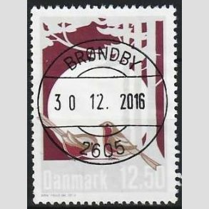 FRIMRKER DANMARK | 2013 - AFA 1758 - Vinterstemning - 12,50 Kr. flerfarvet - Pragt Stemplet 