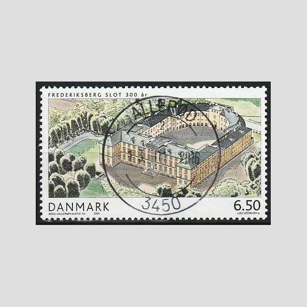 FRIMRKER DANMARK | 2004 - AFA 1393 - Frederiksberg Slot - 6,50 Kr. flerfarvet - Pragt Stemplet Allerd