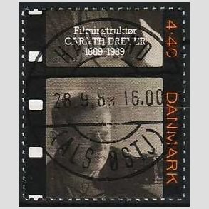FRIM�RKER DANMARK | 1989 - AFA 948 - Dansk film - 4,40 Kr. - Lux Stemplet Hadsund