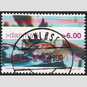 FRIMRKER DANMARK | 2001 - AFA 1289 - Ungdomskultur - 6,00 Kr. CREATE - Lux Stemplet Vanlse