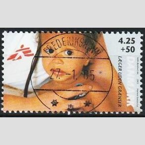 FRIMRKER DANMARK | 2003 - AFA 1349 - Lger uden grnser - 4,25 Kr. + 50 re - Lux Stemplet Frederikshavn