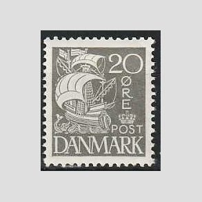 FRIM�RKER DANMARK | 1927 - AFA 170 - Karavel 20 �re gr� - Postfrisk
