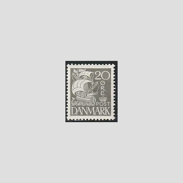 FRIMRKER DANMARK | 1927 - AFA 170 - Karavel 20 re gr - Postfrisk