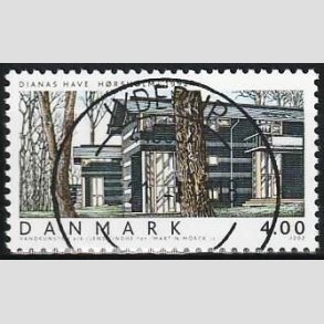 FRIM�RKER DANMARK | 2002 - AFA 1332 - Danske boliger I. - 4,00 Kr. Dianas Have - Pragt Stemplet Jyderup