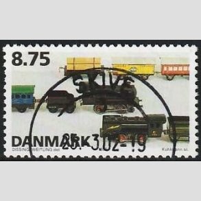 FRIM�RKER DANMARK | 1995 - AFA 1105 - Dansk leget�j - 8,75 Kr. flerfarvet - Pragt Stemplet Skive