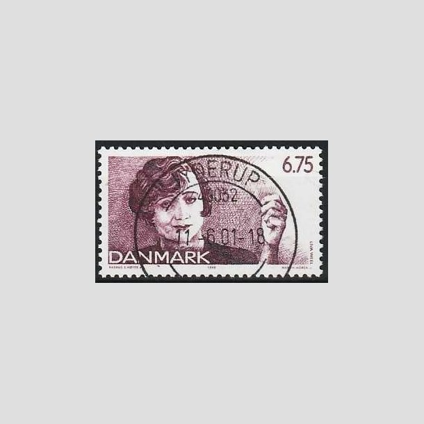 FRIMRKER DANMARK | 1999 - AFA 1215 - Dansk revy - 6,75 Kr. lilla - Pragt Stemplet Jyderup