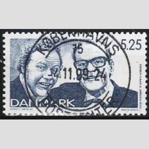 FRIMRKER DANMARK | 1999 - AFA 1214 - Dansk revy - 5,25 Kr. bl - Pragt Stemplet 