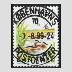 FRIM�RKER DANMARK | 1999 - AFA 1209 - Naturreservater - 4,50 Kr. Vejlerne - Pragt Stemplet