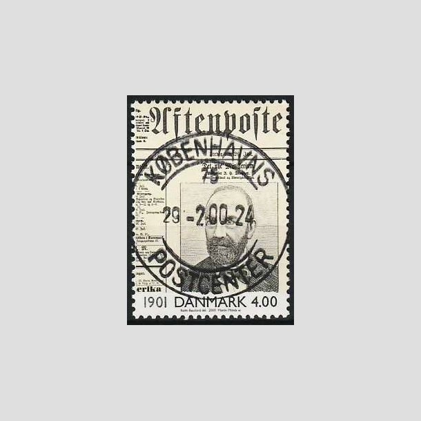 FRIMRKER DANMARK | 2000 - AFA 1235 - 1900-tallet serie 1 - 4,00 Kr. flerfarvet - Pragt Stemplet