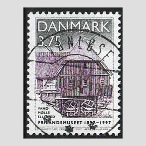 FRIMRKER DANMARK | 1997 - AFA 1140 - Frilandsmuseet 100 r - 3,75 Kr. vandmlle - Pragt Stemplet Vanlse