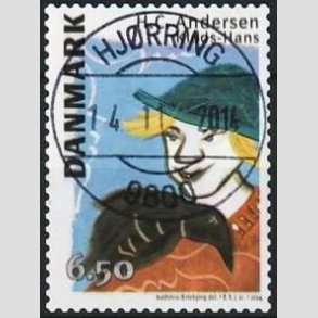 FRIM�RKER DANMARK | 2014 - AFA 1788 - H.C. Andersen - 6,50 Kr. Klods-Hans - Lux Stemplet Hj�rring