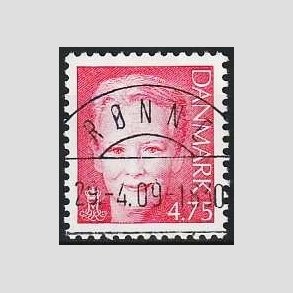 FRIMRKER DANMARK | 2005 - AFA 1449 - Dronning Margrethe II - 4,75 Kr. rd - Lux Stemplet Rnne
