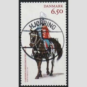 FRIM�RKER DANMARK | 2014 - AFA 1794 - Garderhusarreregimentet 400 �r - 6,50 Kr. flerfarvet - Pragt Stemplet Hj�rring