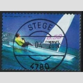 FRIM�RKER DANMARK | 2014 - AFA 1778 - Norden ved havet III - 6,50 Kr. flerfarvet - Pragt Stemplet Stege