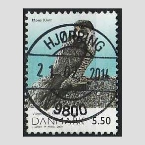 FRIMRKER DANMARK | 2009 - AFA 1572 - Danmarks natur II - 5,50 Kr. flerfarvet - Pragt Stemplet Hjrring