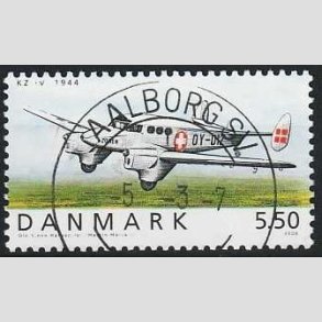 FRIM�RKER DANMARK | 2006 - AFA 1480 - Ellehammer - 5,50 Kr. flerfarvet - Pragt Stemplet