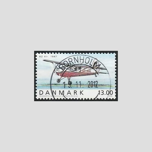 FRIMRKER DANMARK | 2006 - AFA 1481 - Ellehammer - 13,00 Kr. flerfarvet - Pragt Stemplet Bornholm