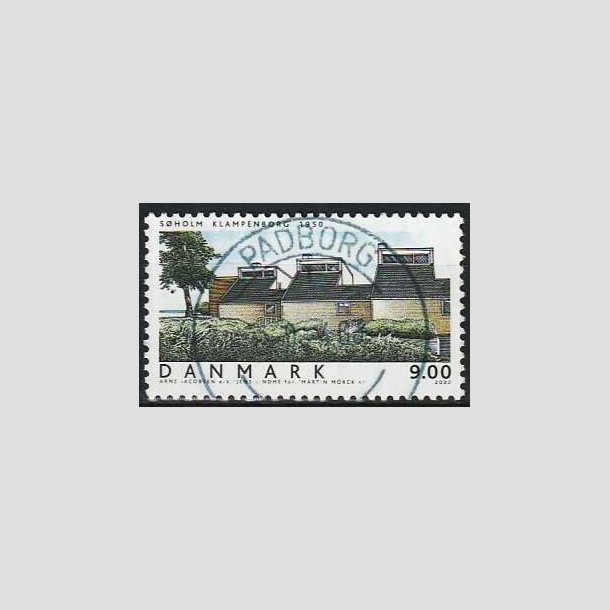 FRIMRKER DANMARK | 2002 - AFA 1336 - Danske boliger I. - 9,00 Kr. Sholm - Pragt Stemplet Padborg