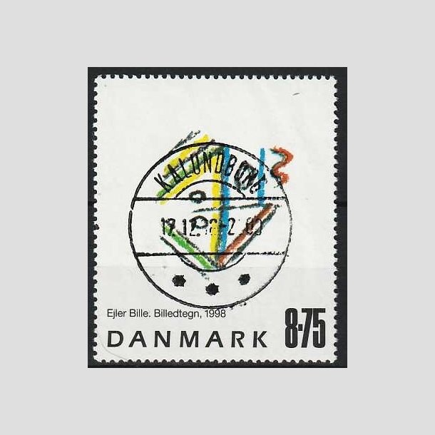 FRIMRKER DANMARK | 1998 - AFA 1189 - Ejler Bille - 8,75 Kr. flerfarvet - Pragt Stemplet Kalundborg