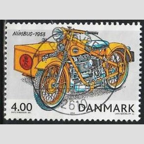 FRIM�RKER DANMARK | 2002 - AFA 1321 - Postk�ret�jer - 4,00 Kr. flerfarvet - Pragt Stemplet