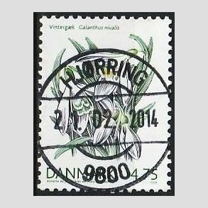 FRIM�RKER DANMARK | 2006 - AFA 1455 - For�rsblomster - 4,75 Kr. Vinterg�k - Pragt Stemplet Hj�rring
