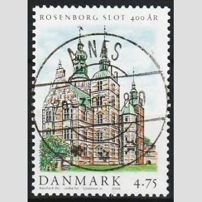 FRIM�RKER DANMARK | 2006 - AFA 1463 - Roseborg Slot 400 �r. - 4,75 Kr. Rosenborg slot - Pragt Stemplet Asn�s