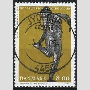FRIM�RKER DANMARK | 2006 - AFA 1476 - Glyplotek 100 �r. - 8,00 Kr. Danserinde - Pragt Stemplet Jyderup
