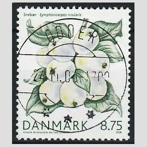 FRIM�RKER DANMARK | 2008 - AFA 1559 - Vinterb�r - 8,75 Kr. sneb�r - Lux Stemplet Odder