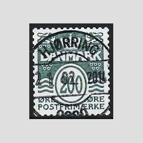 FRIM�RKER DANMARK | 2005 - AFA 1447 - B�lgelinie - 200 �re olivengr�n - Pragt Stemplet Hj�rring