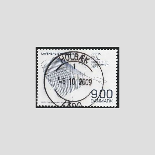 FRIMRKER DANMARK | 2009 - AFA 1569 - COP15 - 9,00 Kr. flerfarvet - Pragt Stemplet Holbk