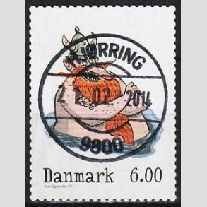 FRIM�RKER DANMARK | 2011 - AFA 1682 - Vintereventyr - 6,00 Kr. flerfarvet - Pragt Stemplet Hj�rring